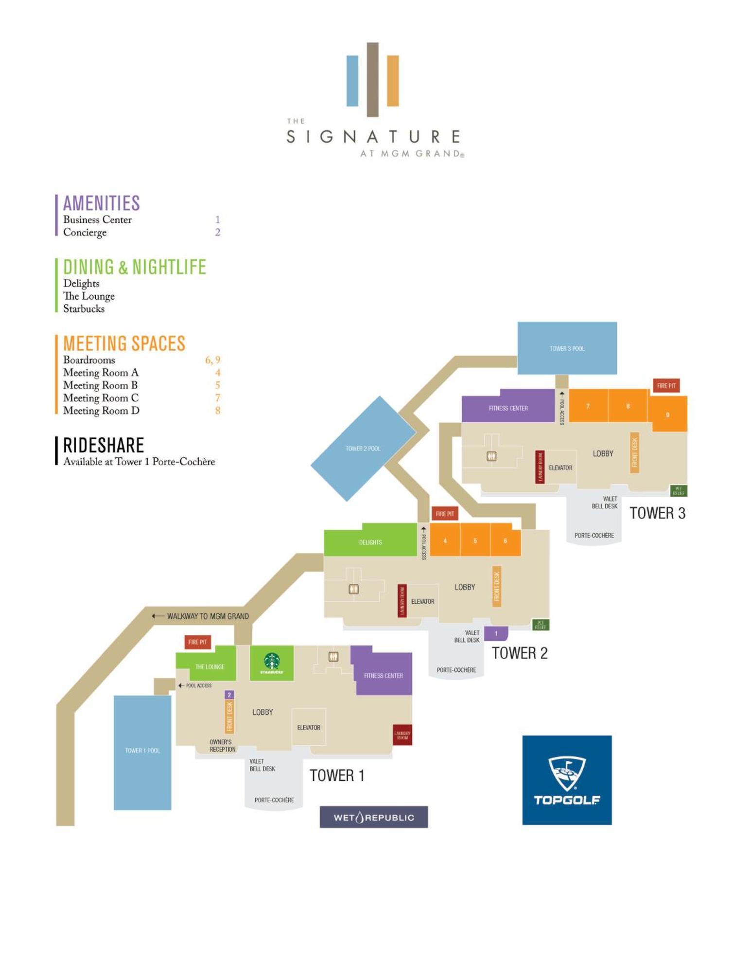 Mgm Signature-04-714 1Br 2Ba Balcony Suite Las Vegas Esterno foto